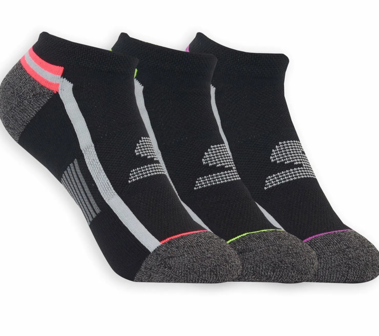 Socks|Socks<SKECHERS 3 Pack Extended Terry Ankle Sport Socks GRAY