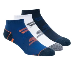 Socks|Accessories<SKECHERS 3 Pack Half Terry No Show Socks NAVY