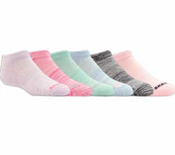 Socks|Socks<SKECHERS 6 Pack Low Cut Color Stripe Socks ASSORTED