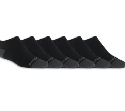 Socks|Socks<SKECHERS 6 Pack Low Cut Walking Socks BLACK