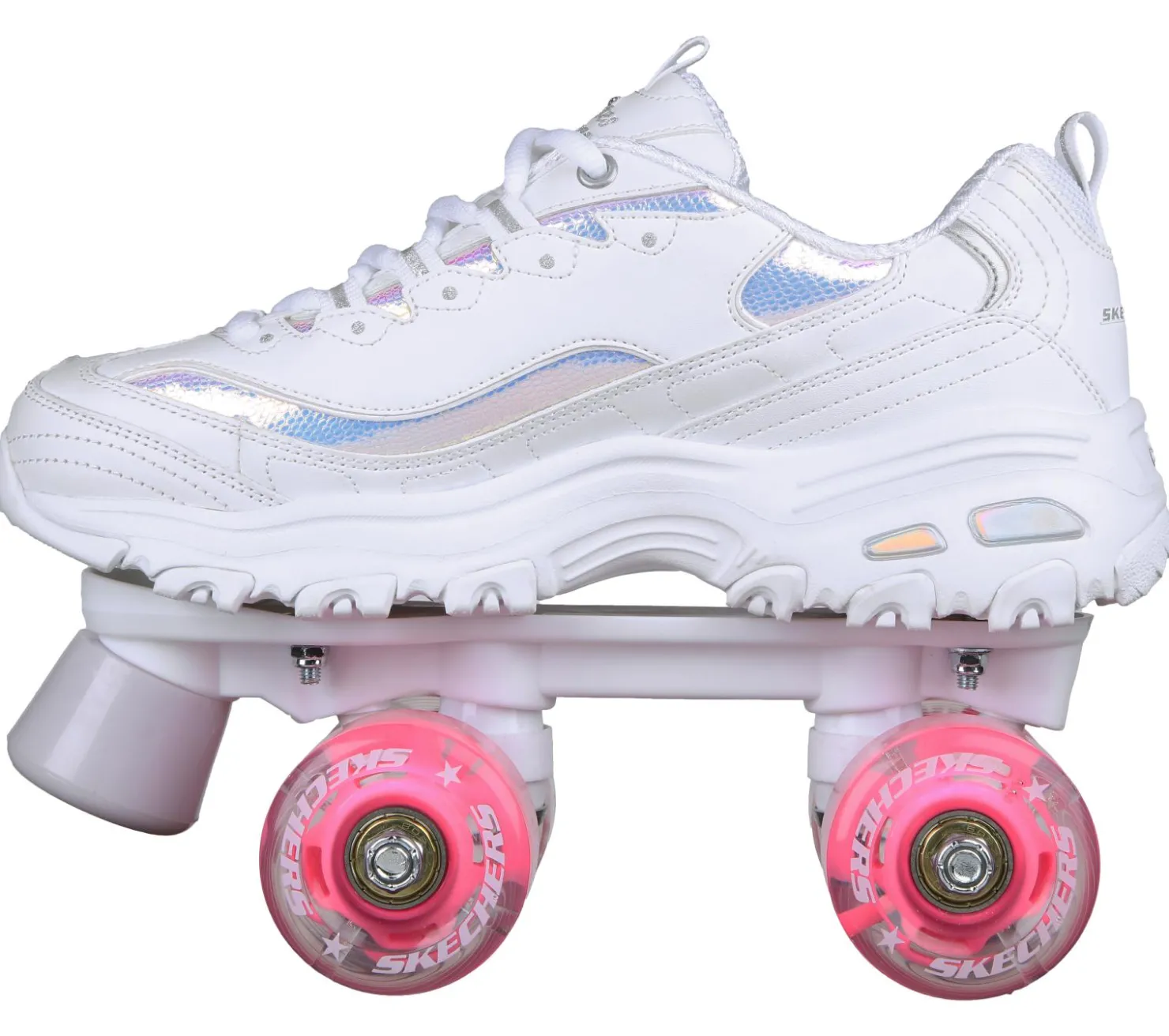 Lace Up<SKECHERS 4 Wheeler - Fly Cruiser WHITE / MULTI