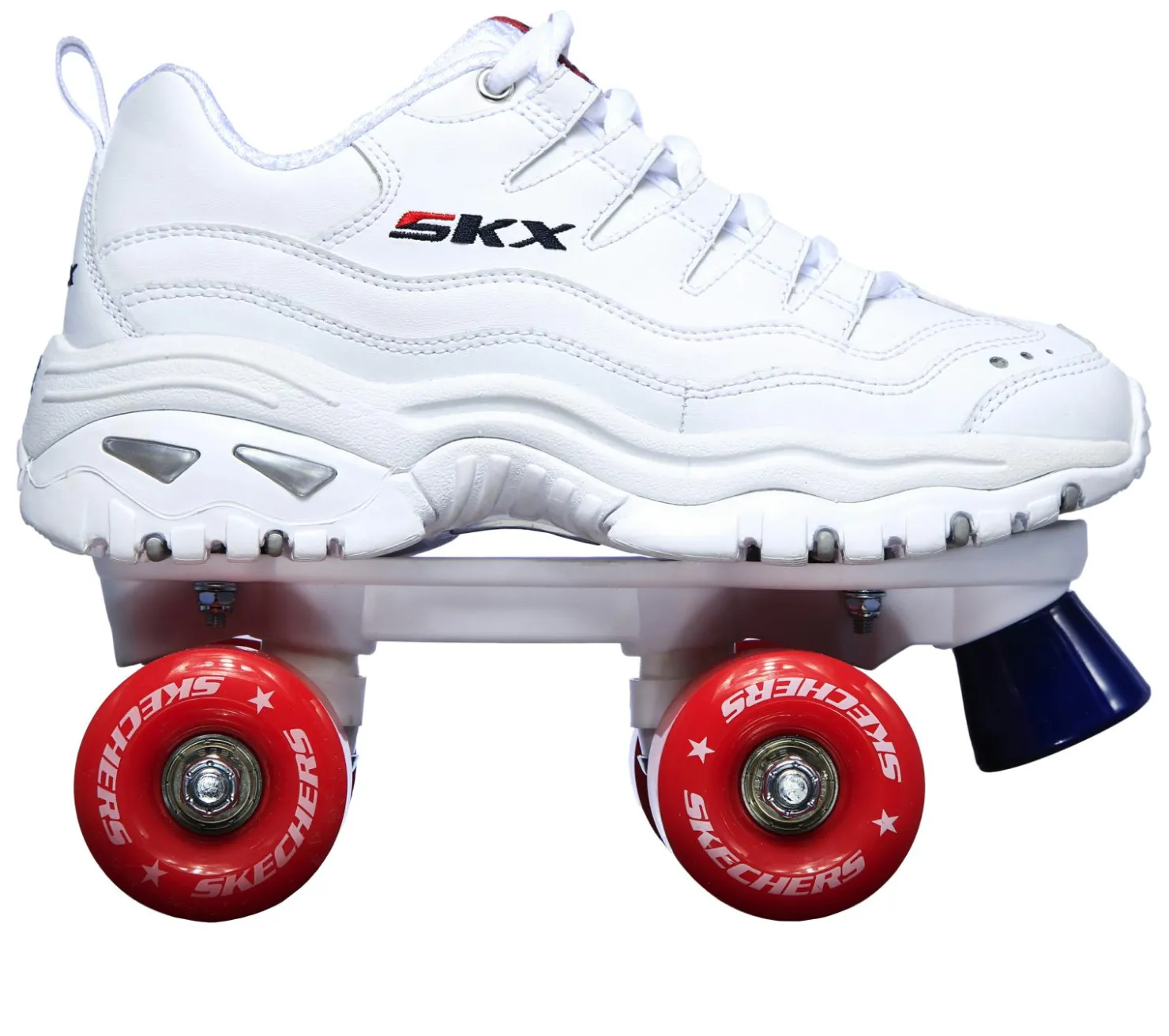 Lace Up<SKECHERS 4 Wheelers WHITE