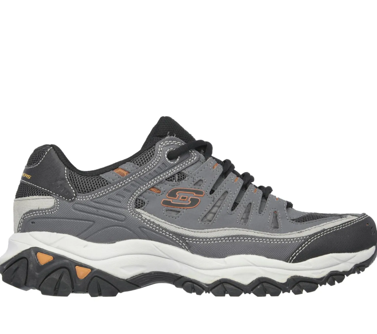 Lace Up|Athletic Sneakers<SKECHERS After Burn - Memory Fit CHARCOAL