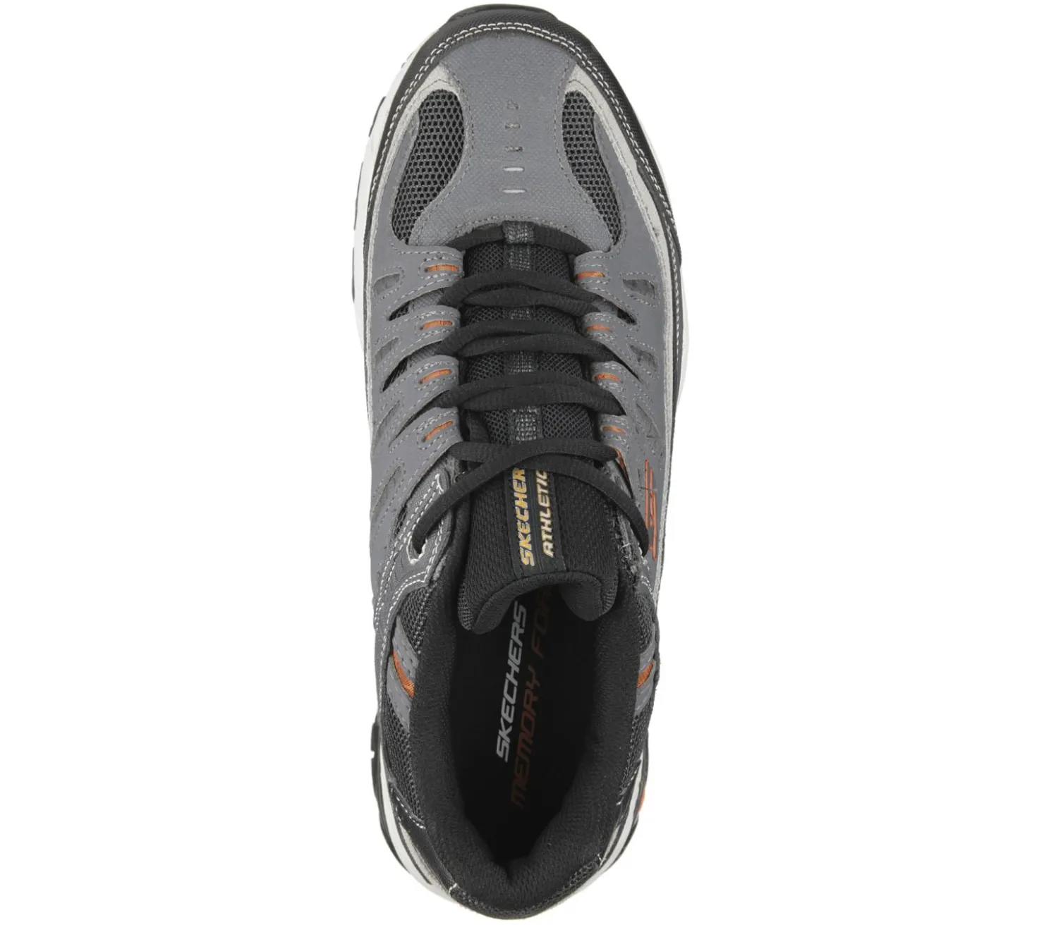 Lace Up|Athletic Sneakers<SKECHERS After Burn - Memory Fit CHARCOAL
