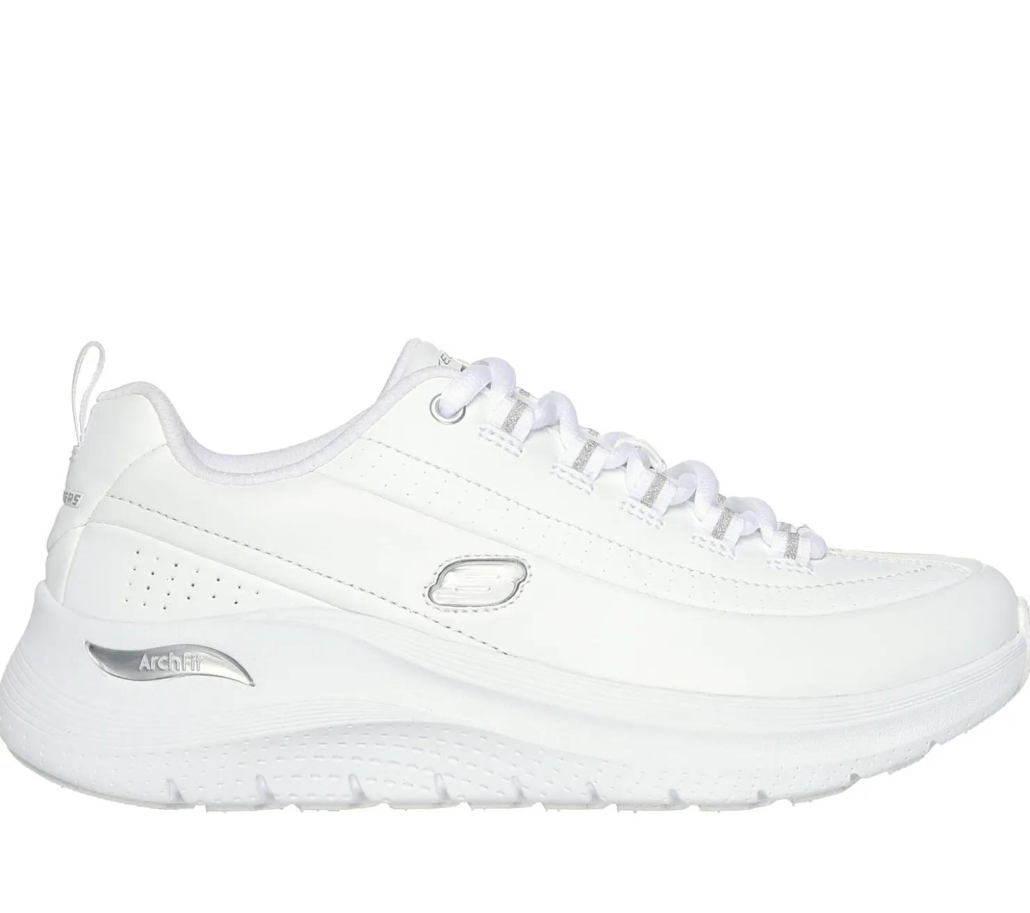 Lace Up|Athletic Sneakers<SKECHERS Arch Fit 2.0 - Star Bound WHITE / SILVER