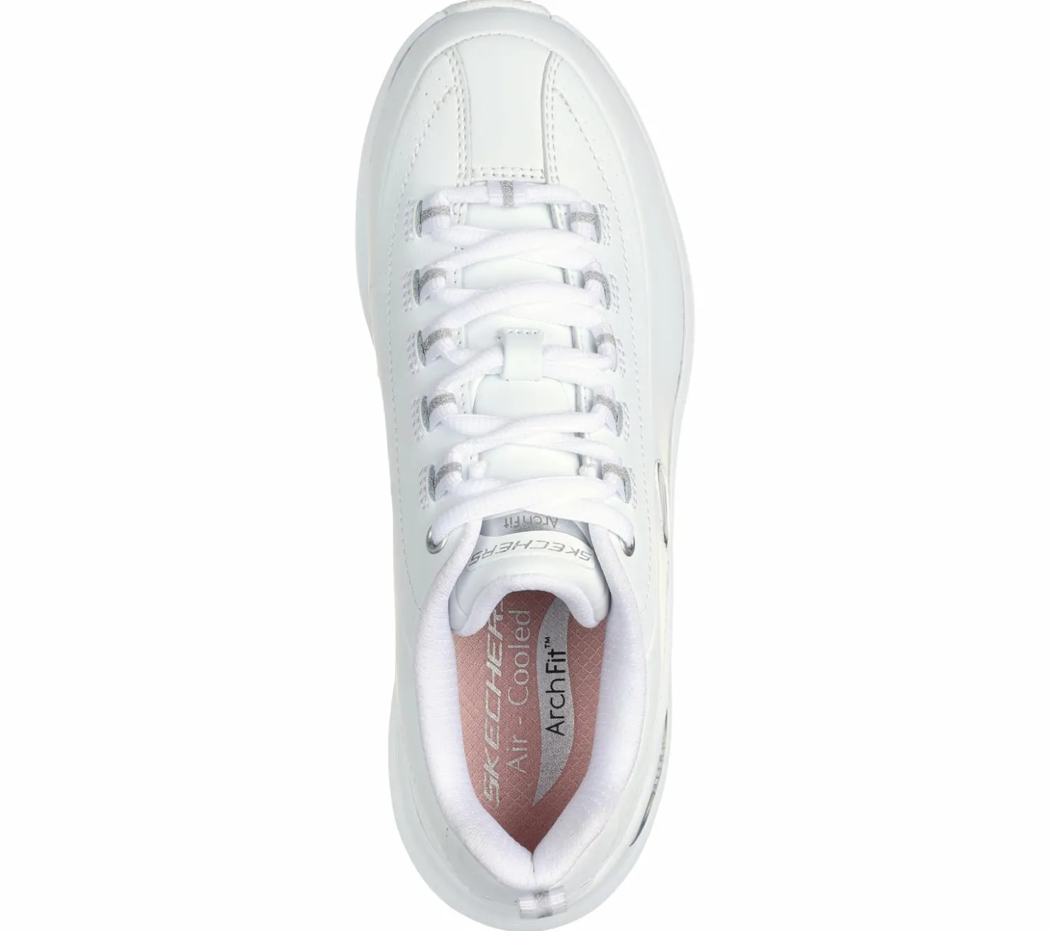Lace Up|Athletic Sneakers<SKECHERS Arch Fit 2.0 - Star Bound WHITE / SILVER