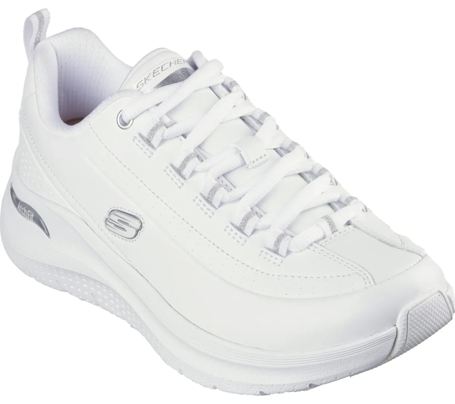 Lace Up|Athletic Sneakers<SKECHERS Arch Fit 2.0 - Star Bound WHITE / SILVER