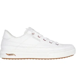Slip-Ons|Canvas Shoes<SKECHERS Arch Fit Arcade - Meet Ya There WHITE