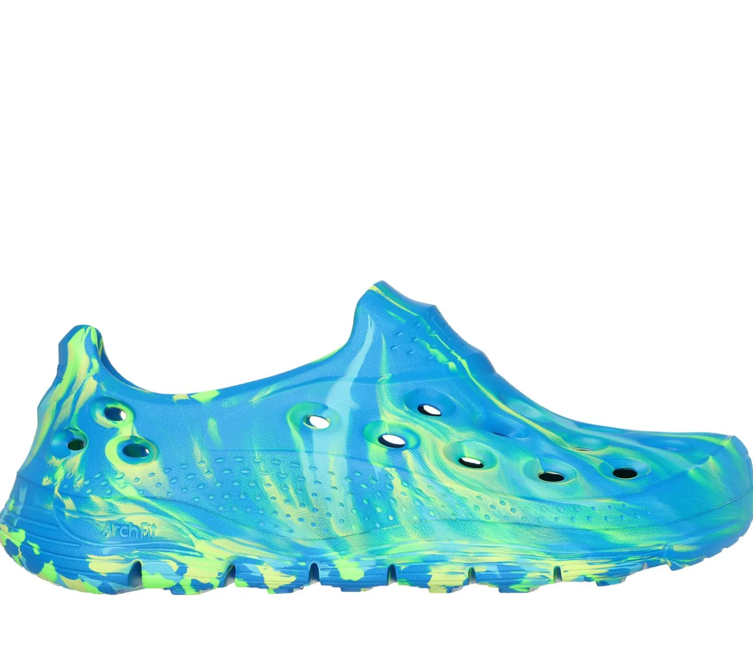 Sandals|Slip-Ons<SKECHERS Arch Fit Go Foam - Whirlwind BLUE / GREEN