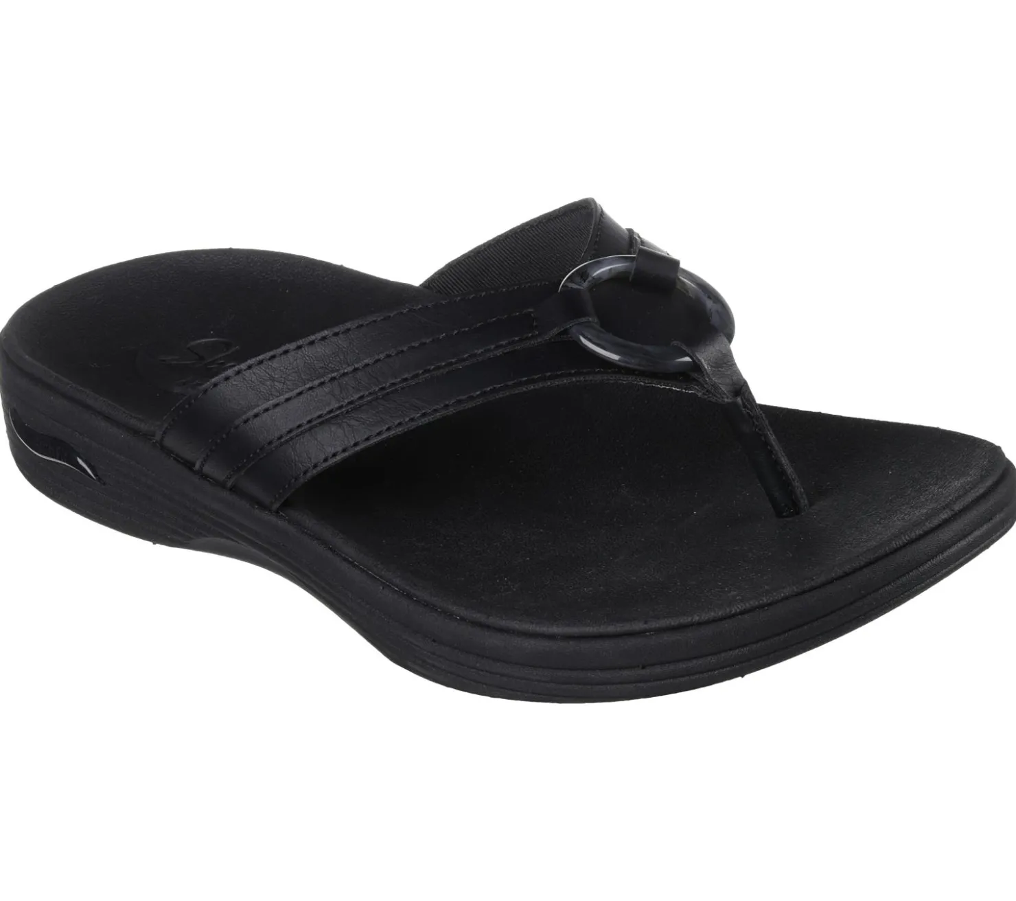 Sandals<SKECHERS Arch Fit Maui - Summer Fun BLACK