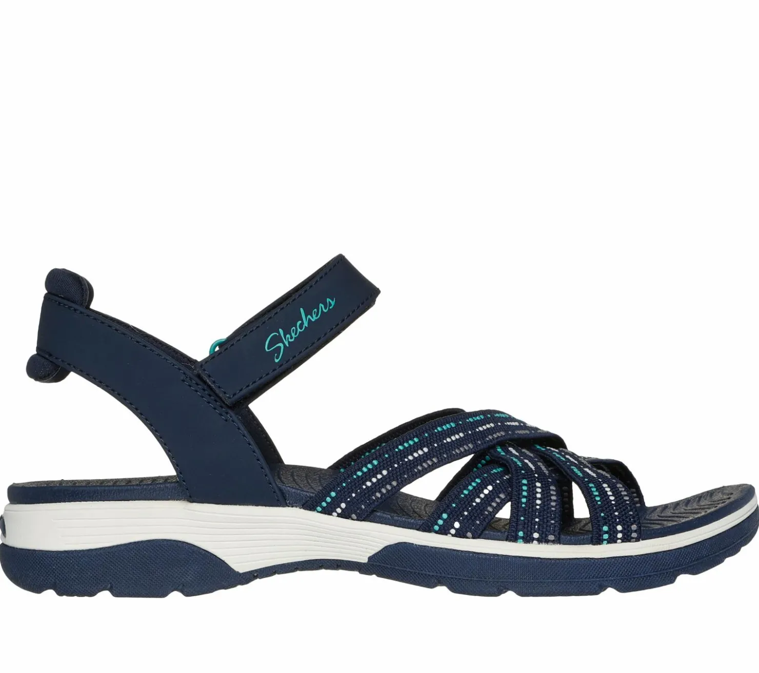 Sandals<SKECHERS Arch Fit Reggae Sport - Gotta Go NAVY