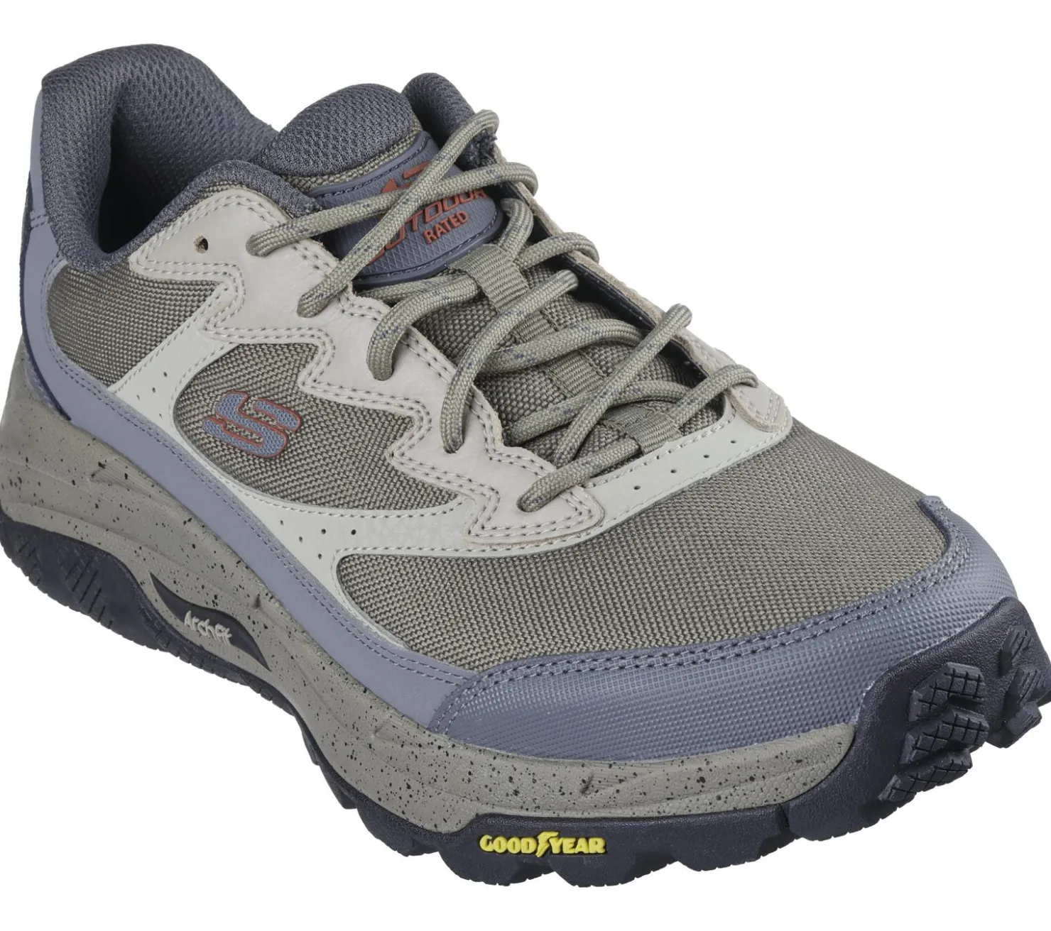 Lace Up|Athletic Sneakers<SKECHERS Arch Fit Skip Tracer - Lytle Creek TAN / CHARCOAL