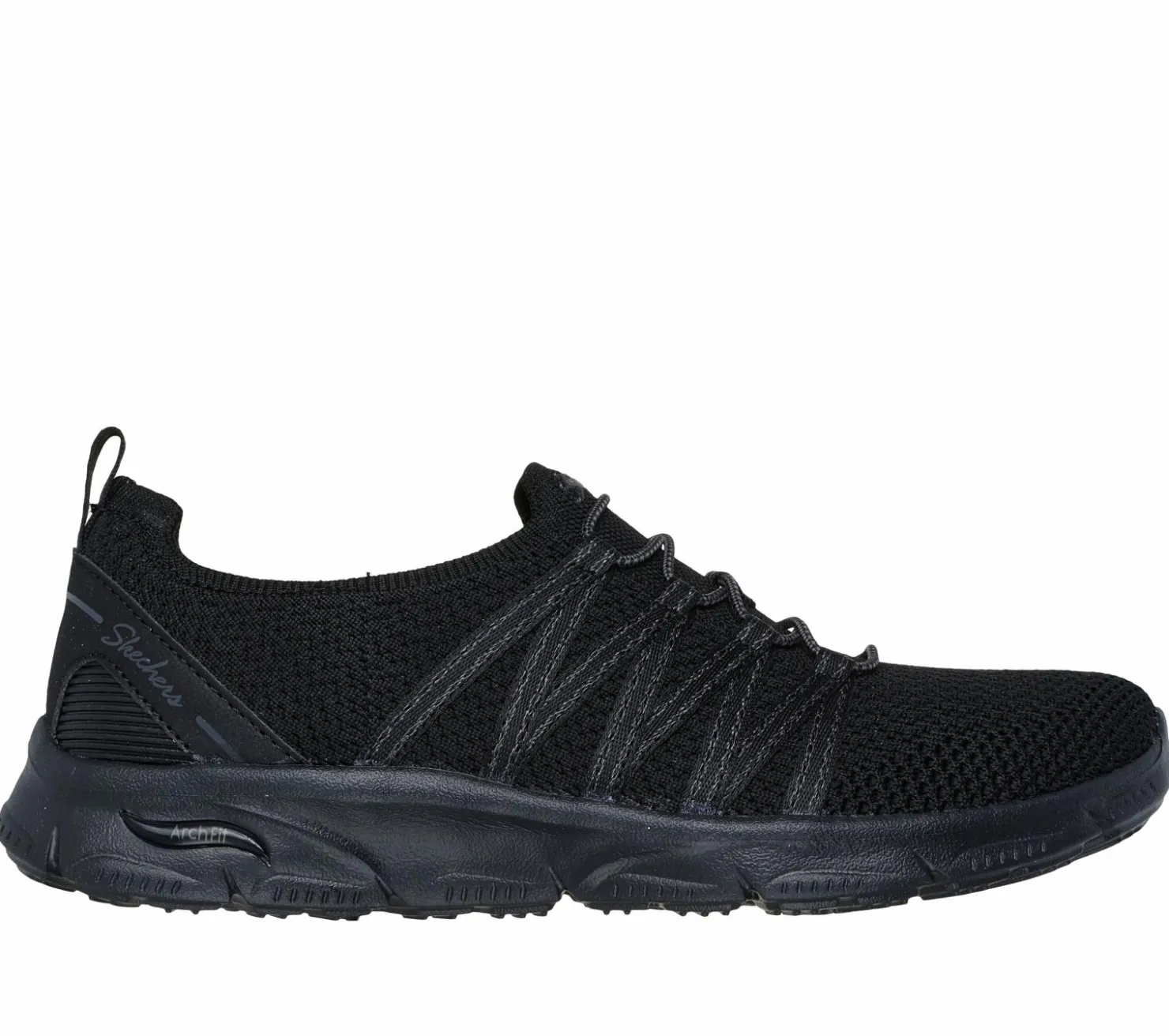 Slip-Ons|Athletic Sneakers<SKECHERS Arch Fit Sunny - Creative Pass BLACK