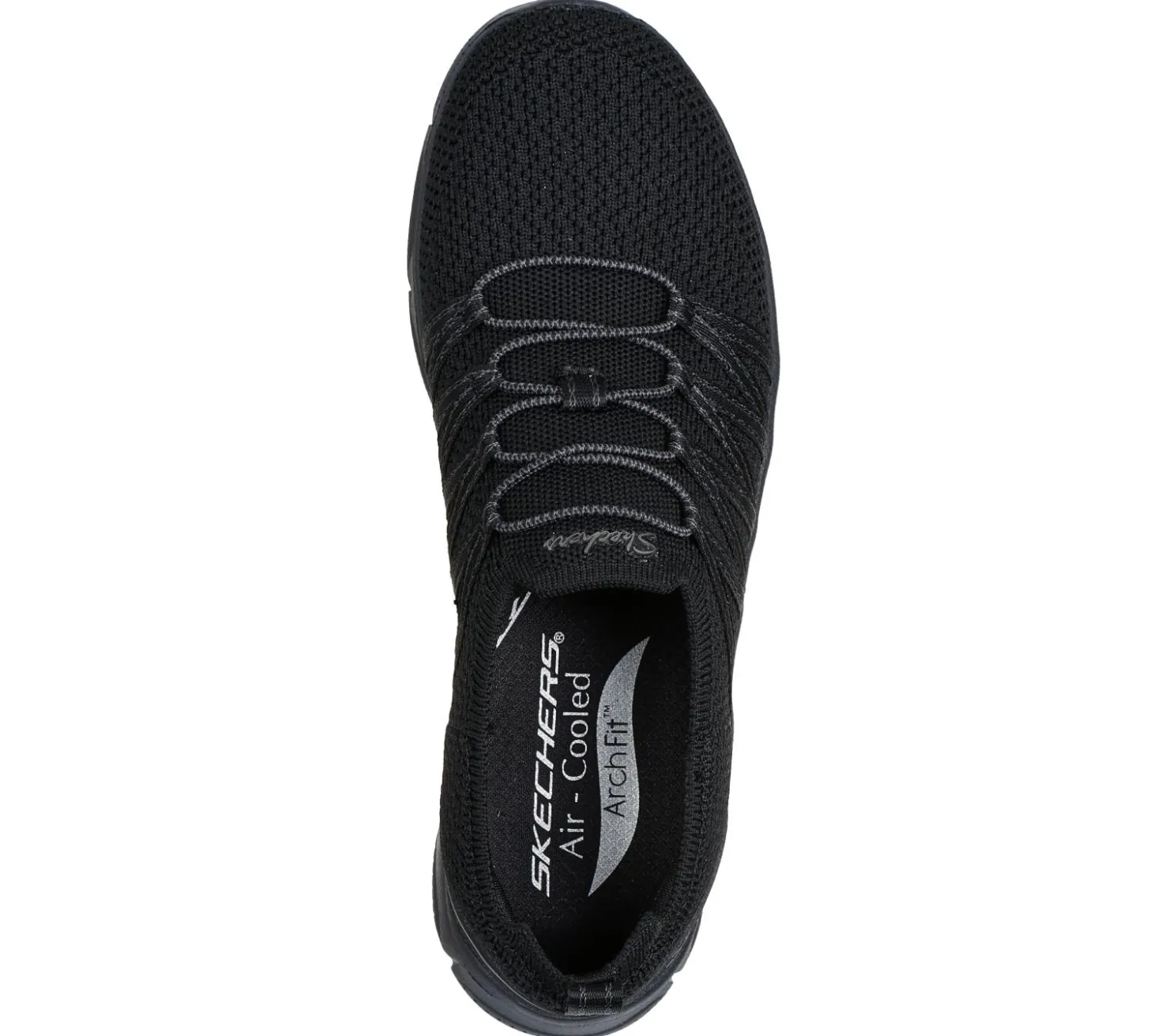 Slip-Ons|Athletic Sneakers<SKECHERS Arch Fit Sunny - Creative Pass BLACK