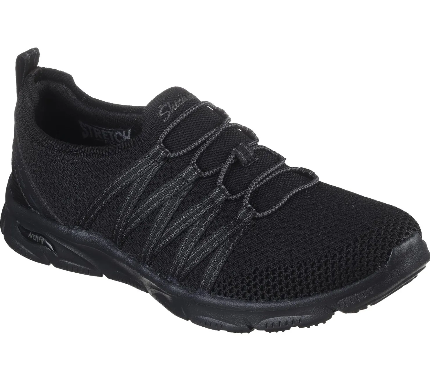 Slip-Ons|Athletic Sneakers<SKECHERS Arch Fit Sunny - Creative Pass BLACK