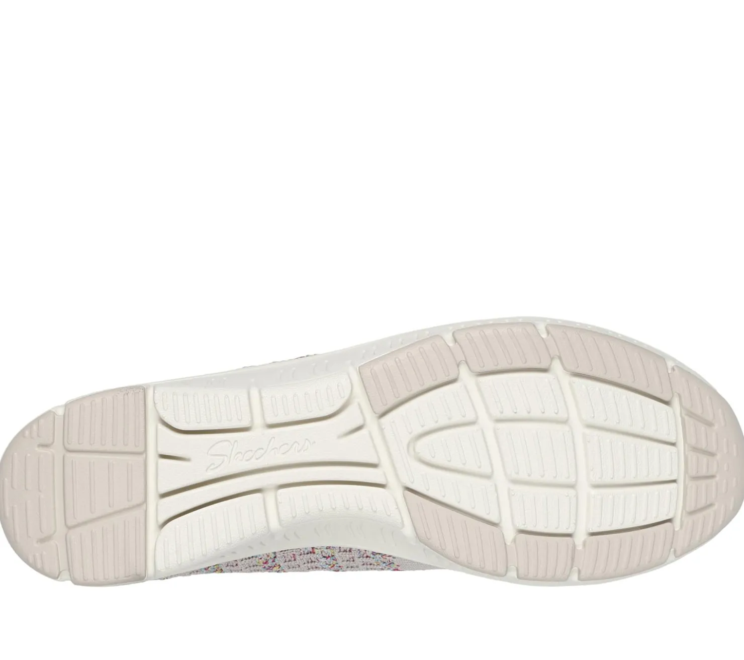 Slip-Ons|Flats<SKECHERS Be-Cool - Sherbet Skies NATURAL / MULTI