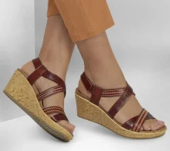 Wedges|Sandals<SKECHERS Beverlee - Delicate Glow CHOCOLATE