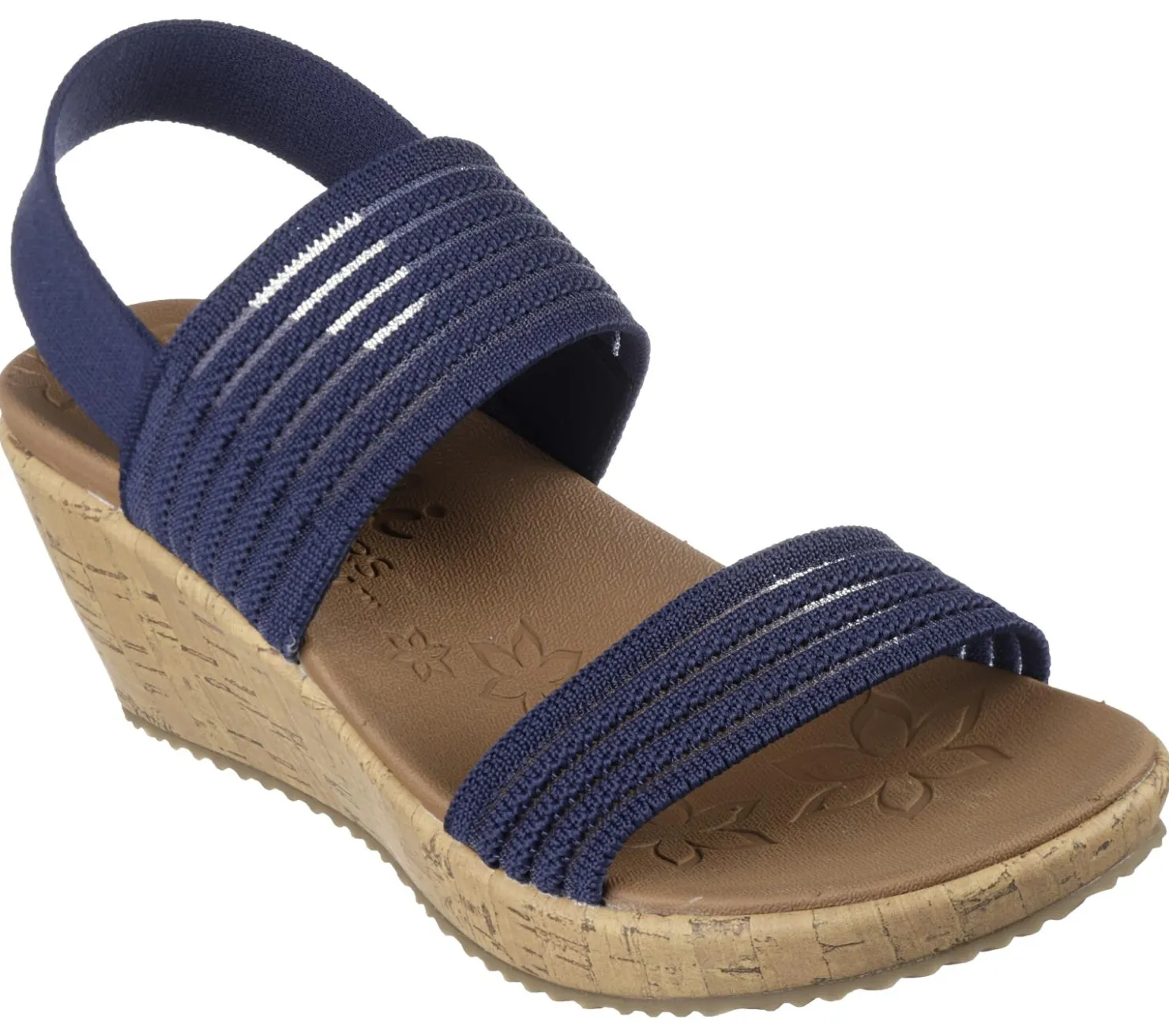 Wedges|Sandals<SKECHERS Beverlee - Sheer Luck NAVY