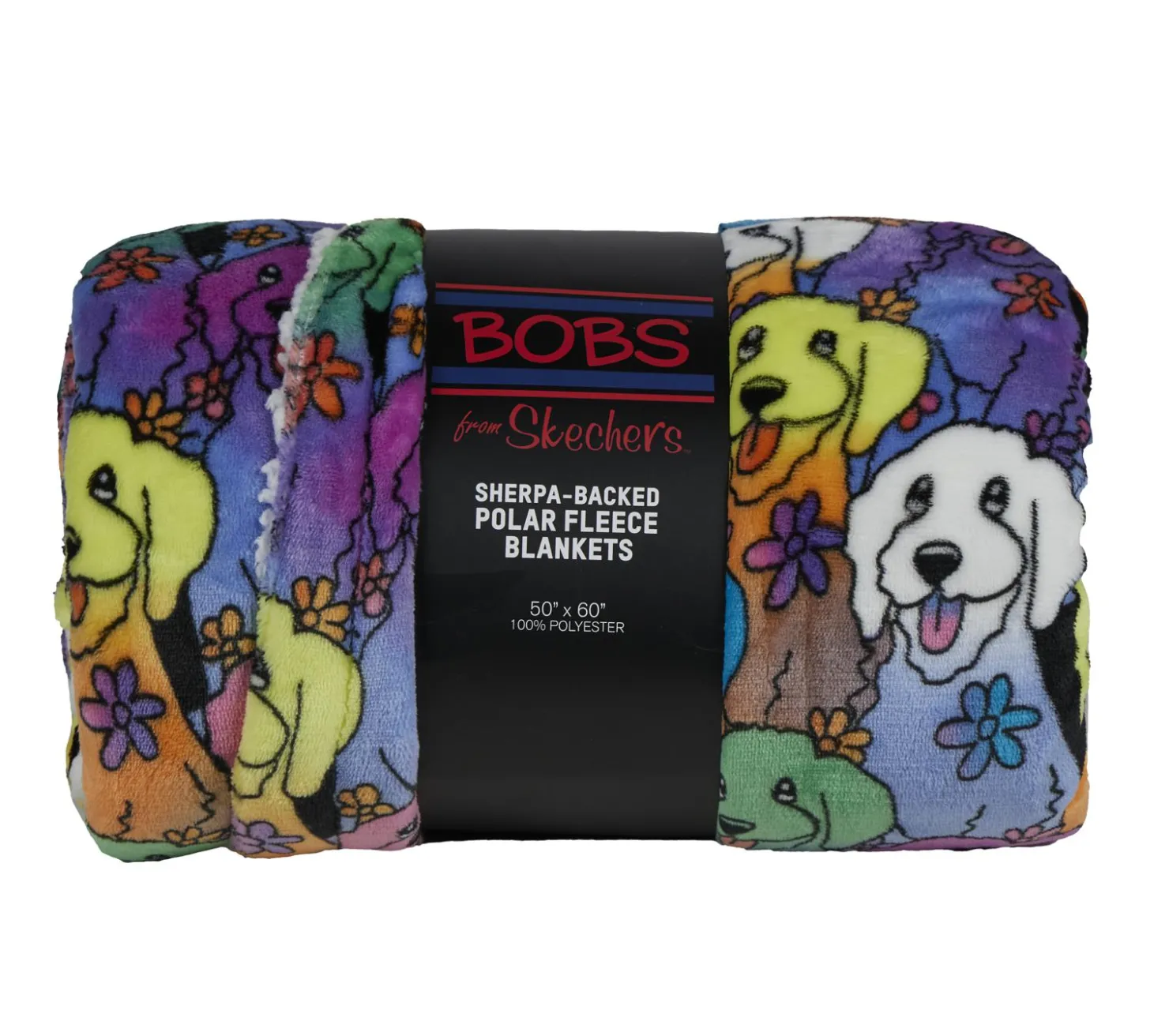 Cold Weather Gear<SKECHERS BOBS Aloha Dog Plush Blanket ASSORTED
