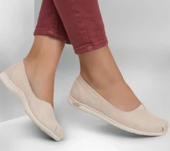 Slip-Ons|Flats<SKECHERS BOBS Arch Fit Plush - By The Way NATURAL