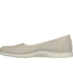 Slip-Ons|Flats<SKECHERS BOBS Arch Fit Plush - By The Way NATURAL