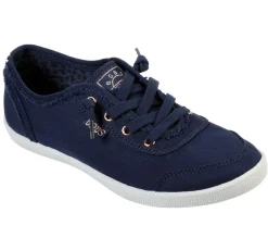 Slip-Ons|Canvas Shoes<SKECHERS BOBS B Cute NAVY