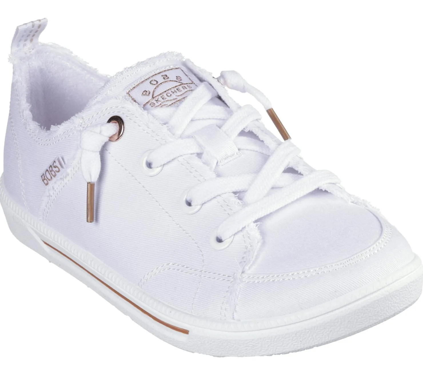 Slip-Ons|Canvas Shoes<SKECHERS BOBS B Cute 2.0 WHITE