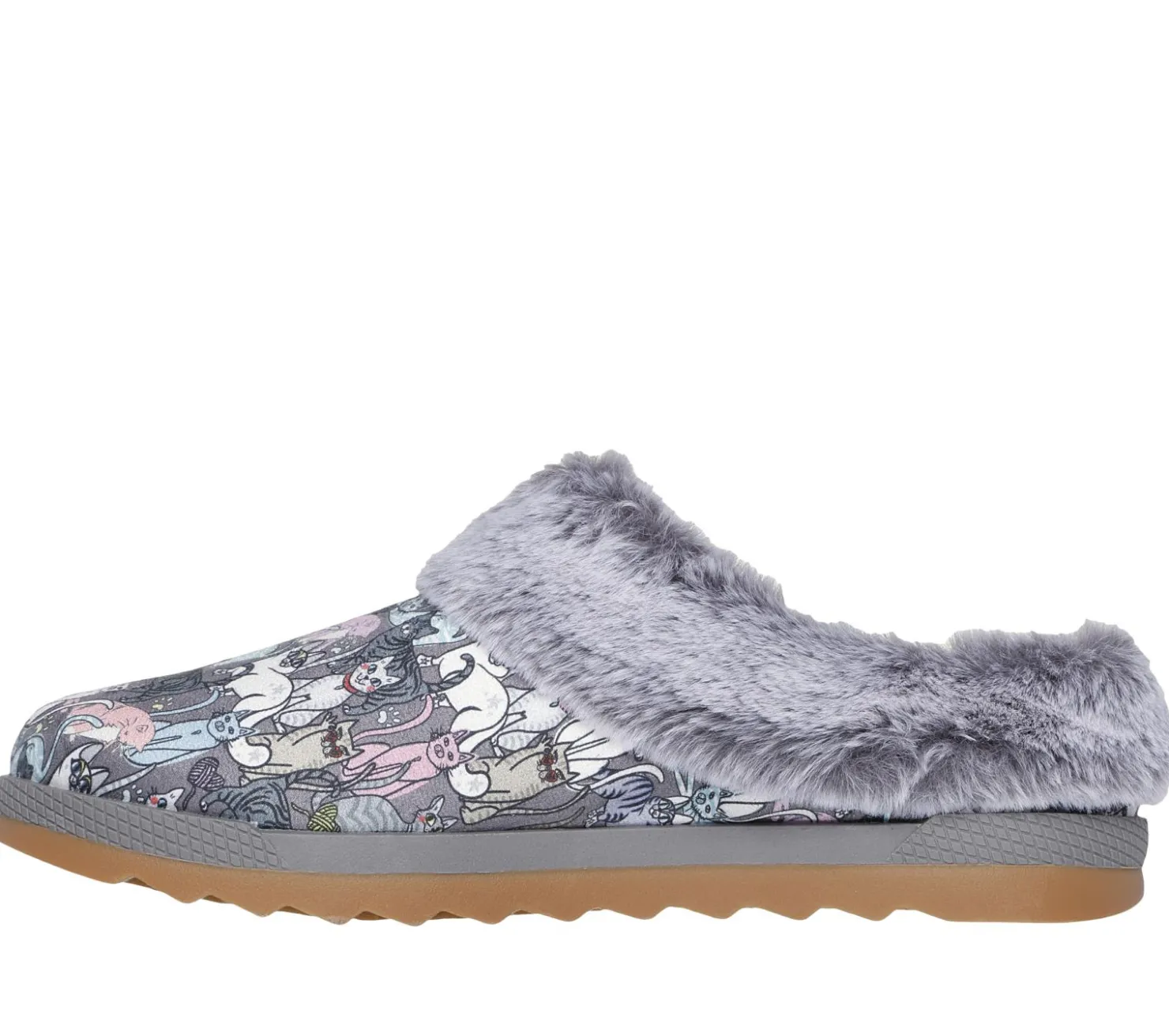 Slippers|Slip-Ons<SKECHERS BOBS Cozy Chill - Comfort Secured GRAY / MULTI