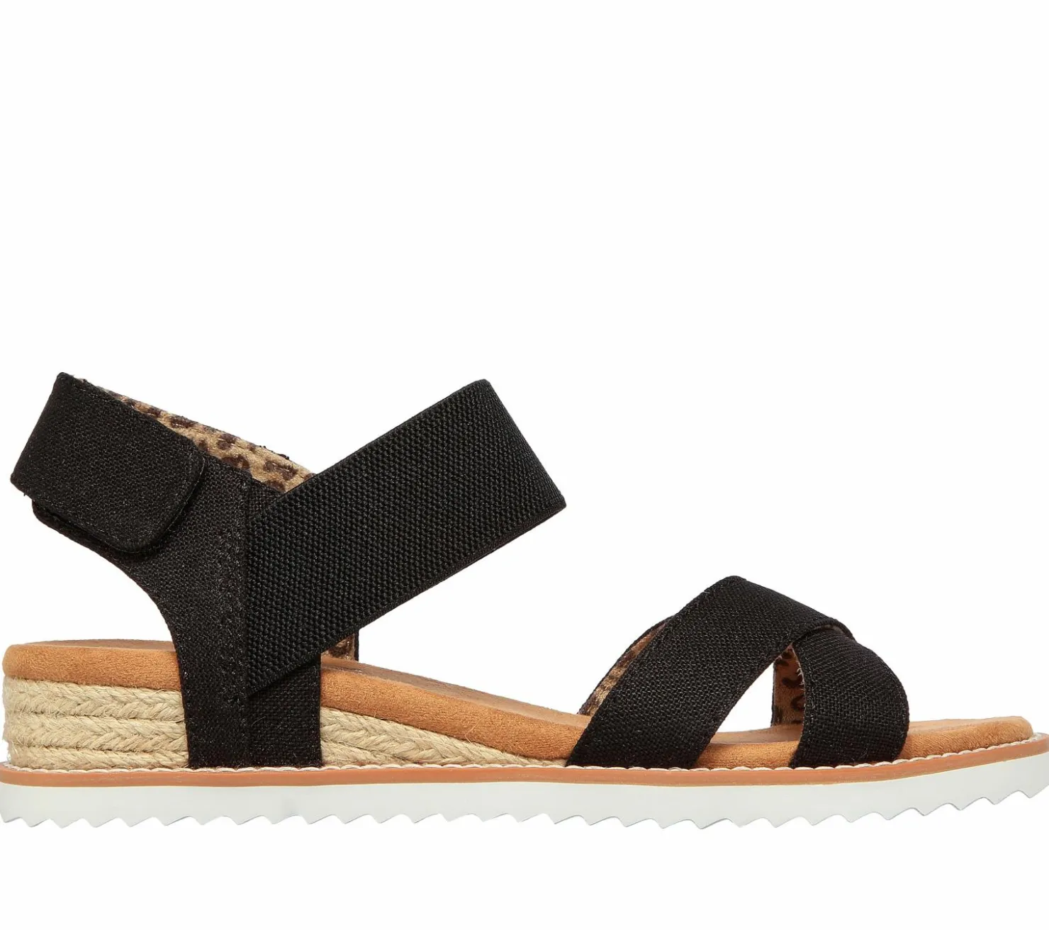 Sandals<SKECHERS BOBS Desert Kiss - Secret Picnic BLACK