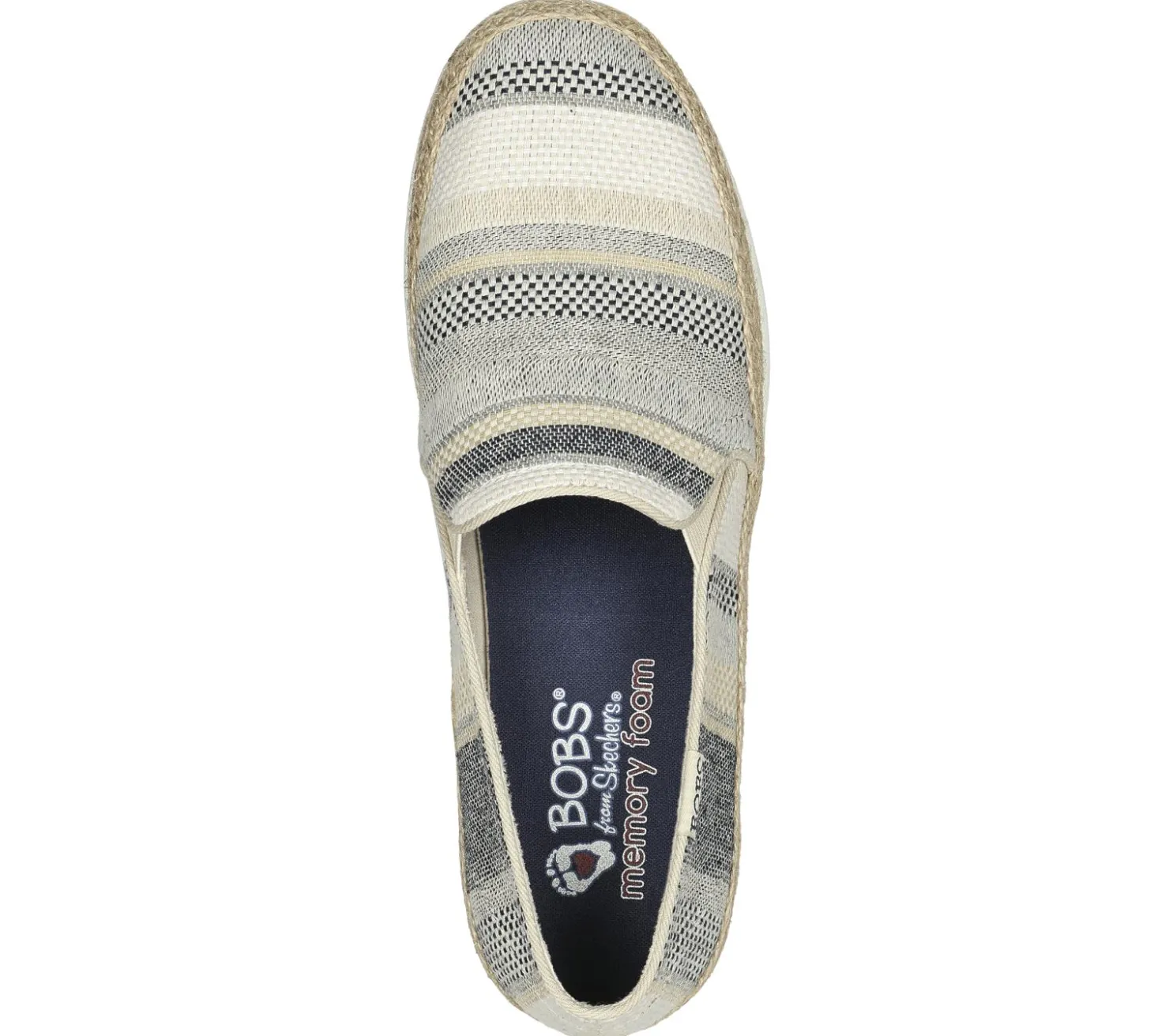 Slip-Ons<SKECHERS BOBS Flexpadrille HI - Serene Heights NAVY / MULTI