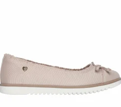 Slip-Ons|Canvas Shoes<SKECHERS BOBS Flexpadrille Lo - Tiptoes TAN