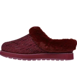 Slip-Ons<SKECHERS BOBS Keepsakes - Fully Frosted BURGUNDY