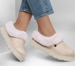 Slippers|Slip-Ons<SKECHERS BOBS Keepsakes Lite - Cozy Blend OFF WHITE