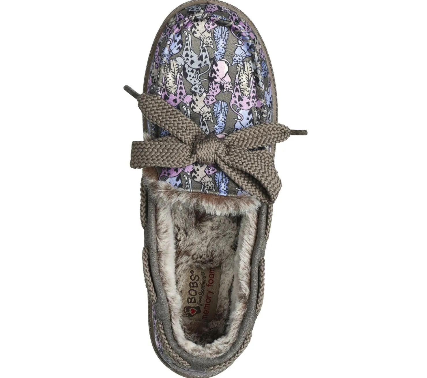 Slippers|Slip-Ons<SKECHERS BOBS Too Cozy - Cats Meow TAUPE / MULTI
