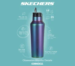 Sporting Goods<SKECHERS Canteen Hydration PURPLE