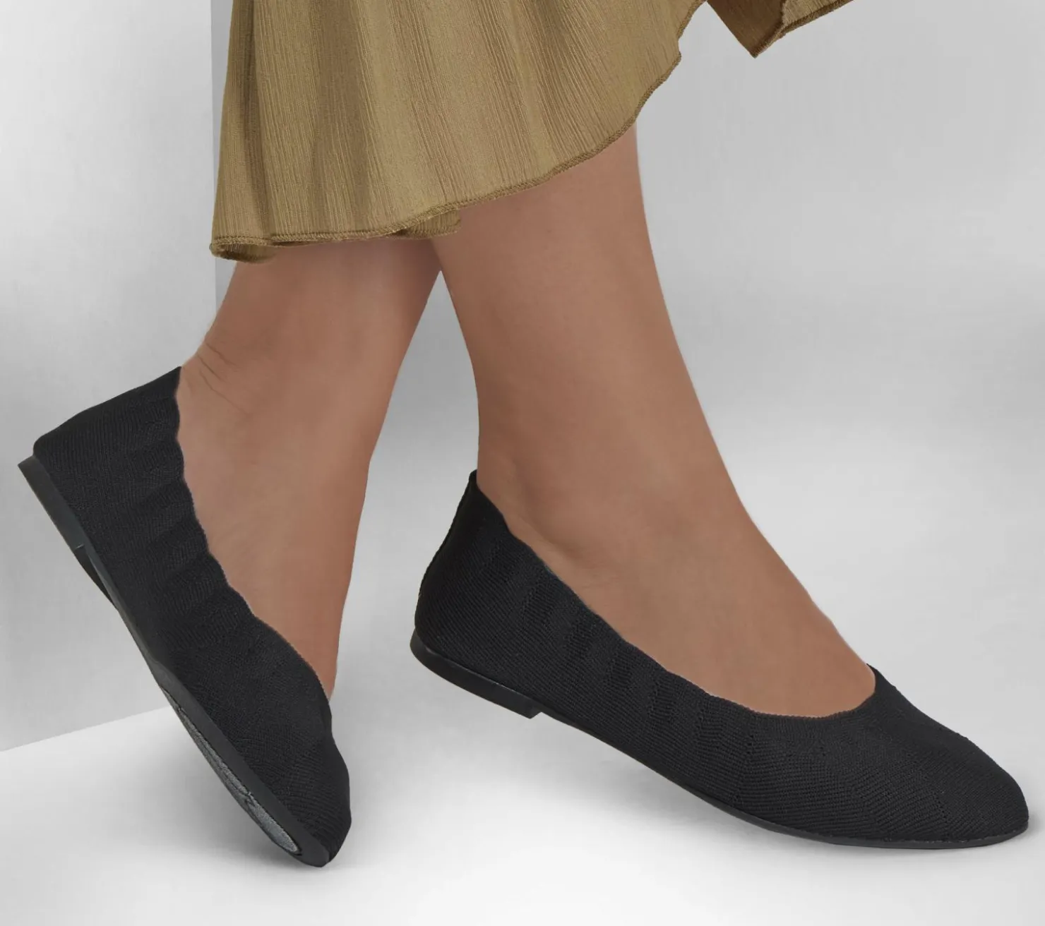 Flats<SKECHERS Cleo - Bewitch BLACK