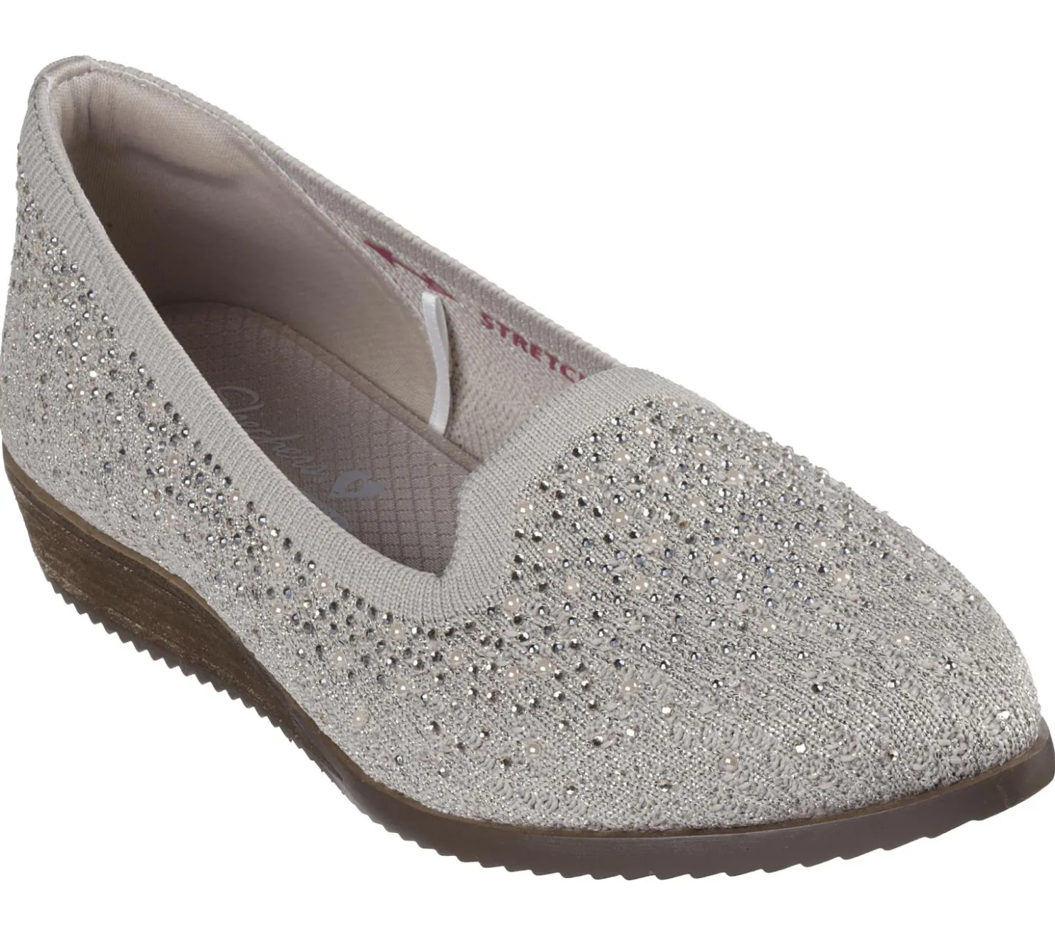 Slip-Ons|Flats<SKECHERS Cleo Sawdust - Twinkle TAUPE