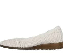 Slip-Ons|Flats<SKECHERS Cleo Sawdust - Real Living NATURAL