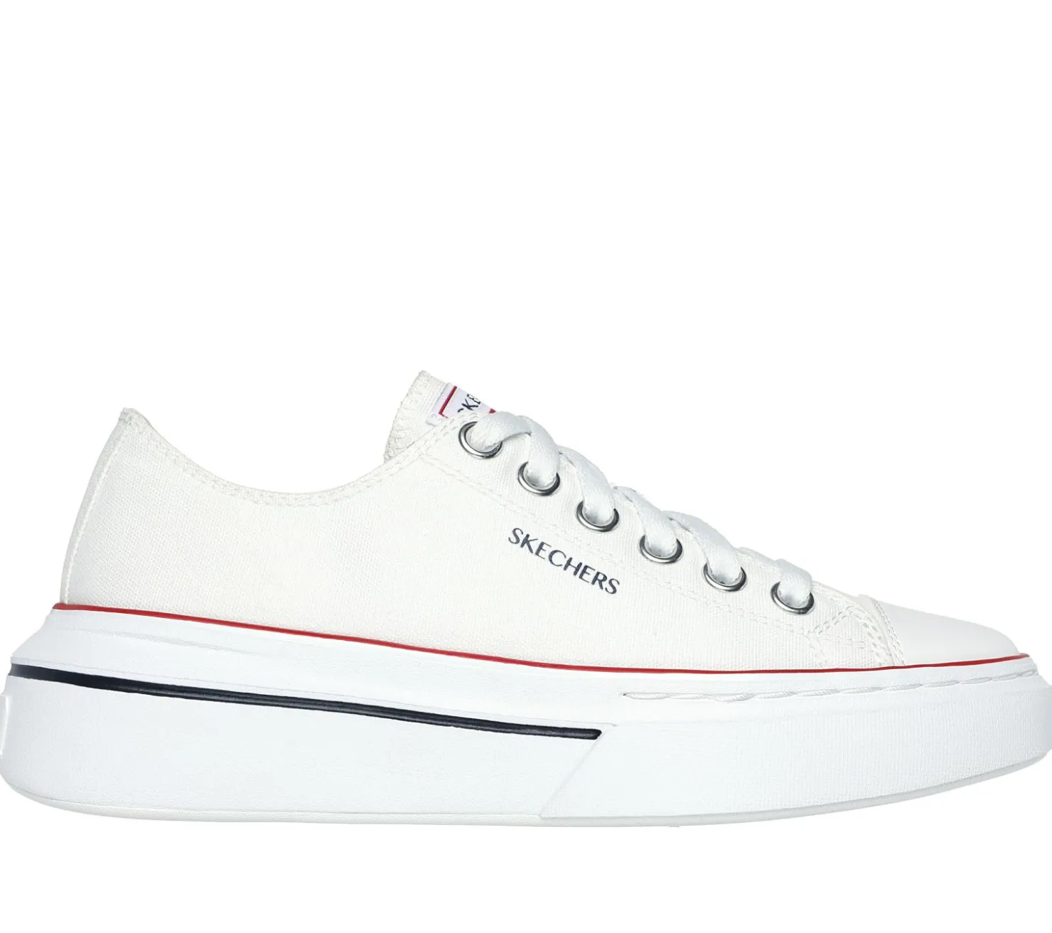 Lace Up|Canvas Shoes<SKECHERS Cordova Classic - New Standard WHITE / NAVY