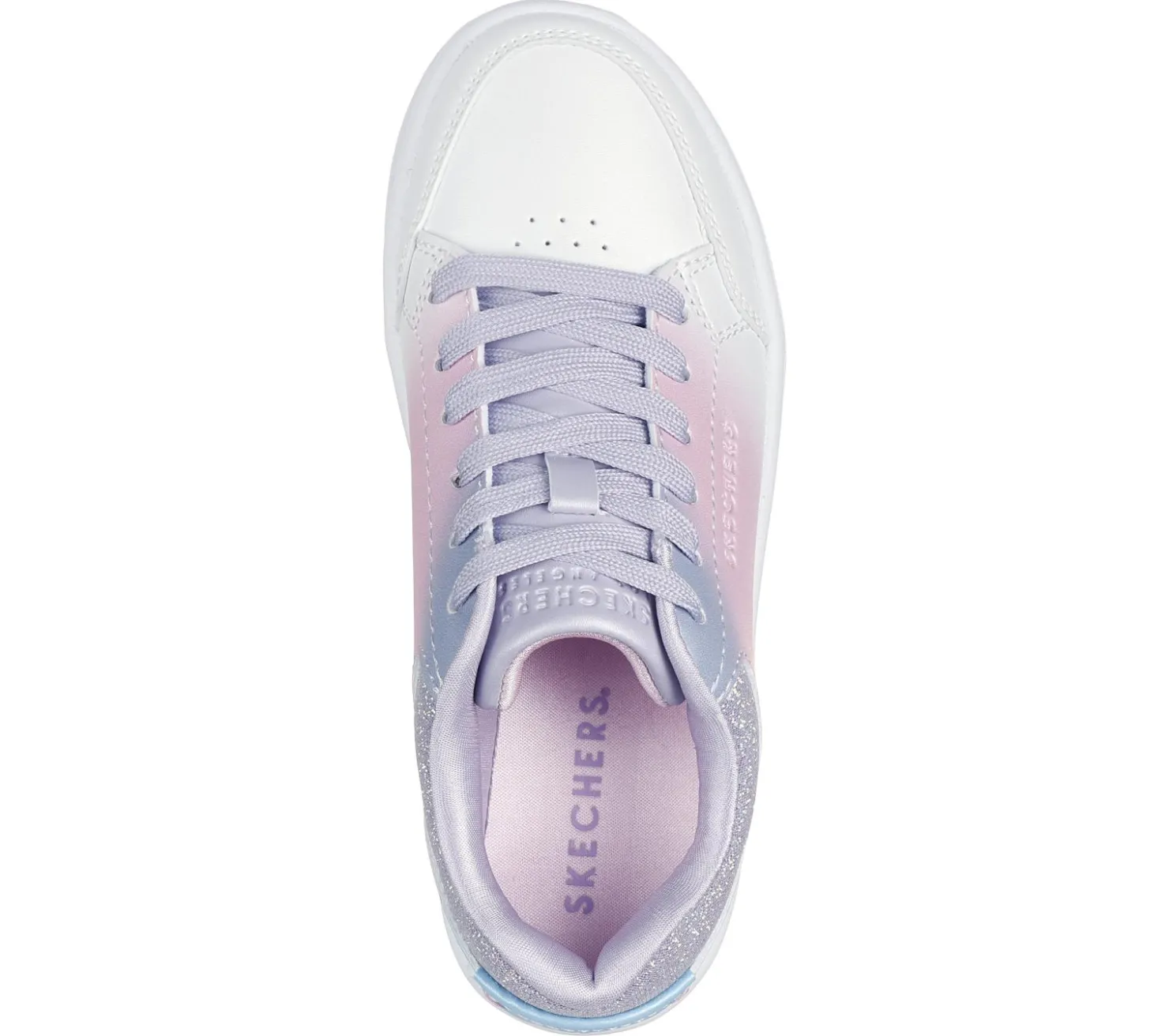 Lace Ups|Athletic Shoes & Sneakers<SKECHERS Court High - Ombre Oasis WHITE / MULTI