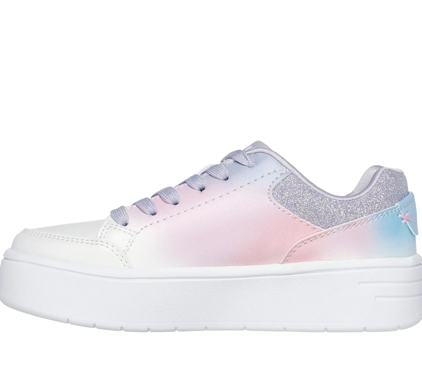 Lace Ups|Athletic Shoes & Sneakers<SKECHERS Court High - Ombre Oasis WHITE / MULTI