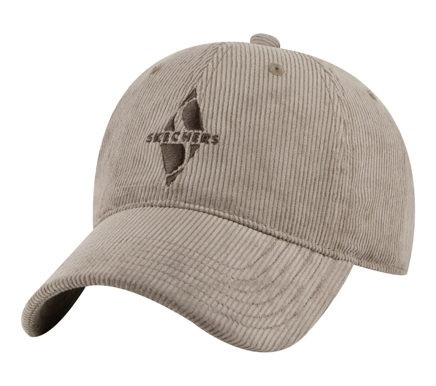 Hats|Hats<SKECHERS Diamond Cord Dad Hat BROWN / NATURAL