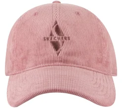 Hats|Hats<SKECHERS Diamond Cord Dad Hat MAUVE