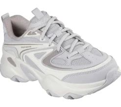 Lace Up|Athletic Sneakers<SKECHERS D'Lites 5.0 - Breaking Rules LIGHT GRAY / MULTI