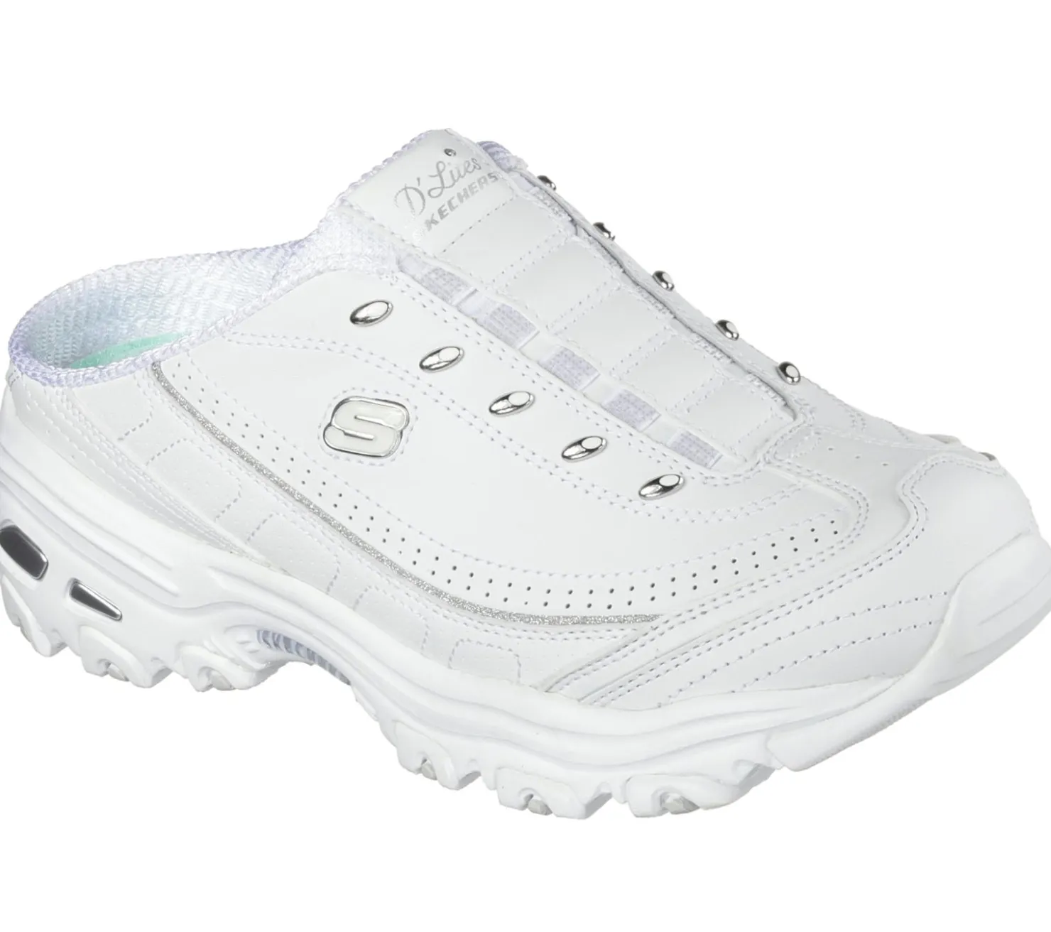 Slip-Ons|Casual Sneakers<SKECHERS D'lites - Bright Sky WHITE / SILVER