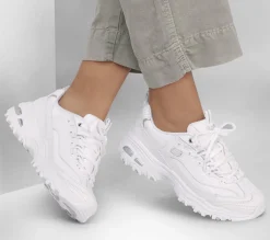 Lace Up|Athletic Sneakers<SKECHERS D'Lites - Fresh Start WHITE / SILVER