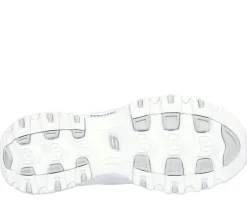 Lace Up|Athletic Sneakers<SKECHERS D'Lites - Fresh Start WHITE / SILVER