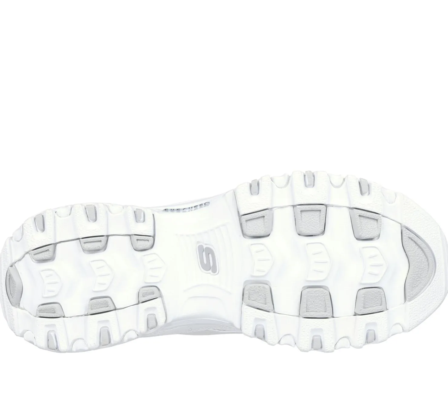 Lace Up|Athletic Sneakers<SKECHERS D'Lites - Fresh Start WHITE / SILVER