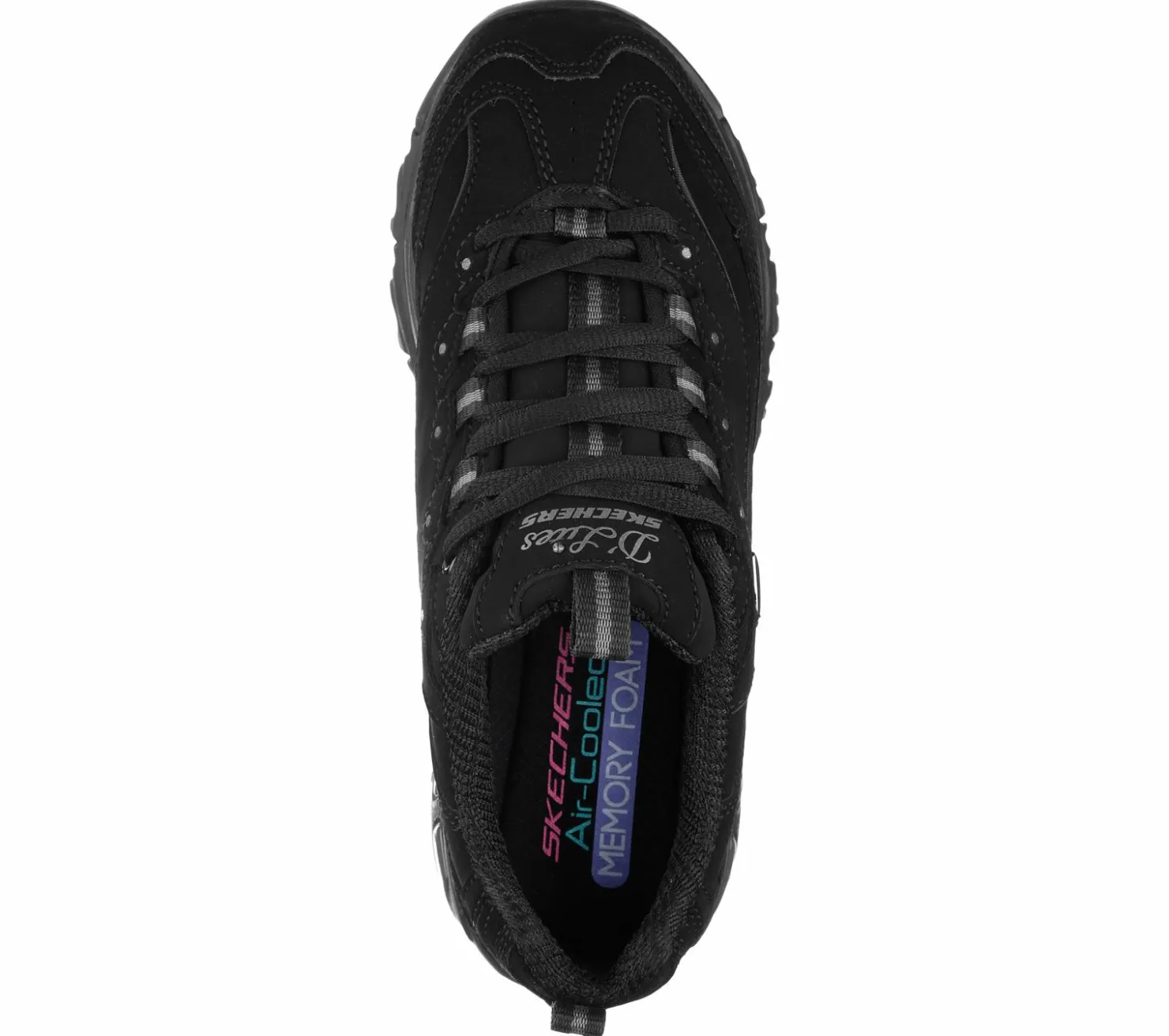 Lace Up|Athletic Sneakers<SKECHERS D'Lites - Play On BLACK