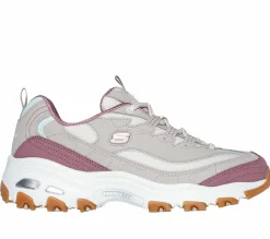 Lace Up|Athletic Sneakers<SKECHERS D'Lites - Popular Vote TAUPE / MULTI